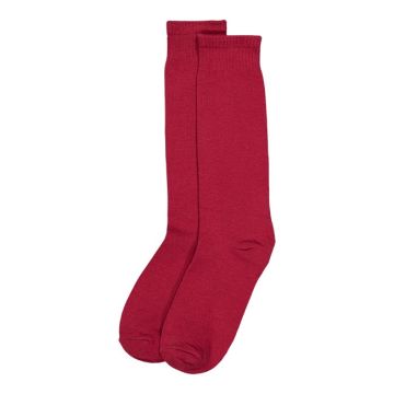 CALCETIN LARGO LISO GRANATE 942 $
